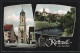AK Rottweil Am Neckar, Die Kirche, Flusspartie Mit Blick Zum Viadukt  - Rottweil