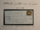 D0 1  FRANCE  BELLE  LETTRE RARE 1849 PETIT BUREAU  GRAVILLE A PARIS + CERES N°3 + AFF. INTERESSANT +++ - 1849-1850 Cérès