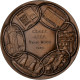 France, Médaille, U.S.N.E.F, S.T.E.F, 1980, Bronze, Coeffin, TTB+ - Andere & Zonder Classificatie