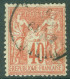 France   70  Ob  TB    Voir Scan Et Description   - 1876-1878 Sage (Type I)