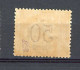 GIULIA  Yv. SA,  TAXE N° 6  Signature SR * 50c Timbres D'Italie 1870-1994 Surcharge  Cote 120 Euro BE  2 Scans - Venezia Giulia