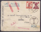 Inde - Env. Par Avion Affr. 14A Càpt (bureau Militaire ?) 12 JUN 1943 Pour Croix-Rouge à GENEVE Suisse - Griffe "COUPON- - Bahawalpur