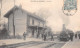 VILLARS-les-DOMBES (Ain) - La Gare Avec Train - Locomotive - Voyagé 1905 (2 Scans) - Villars-les-Dombes