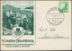 PP 142 Philatelistentag 1936 Mit SSt OFFENBURG (BADEN) Südwestmarklager 5.8.1936 - Briefmarkenausstellungen
