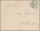 Württemberg 44 Ziffer 3 Pf Auf Brief NEUENBÜRG 31.12.1875 Nach NEUENSTEIN 1.1. - Storia Postale