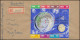 926-933 Weltraumflüge-ZD (Block Ohne Rand) Auf Briefstück LEIPZIG 29.12.1962 - Autres & Non Classés