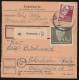 253 Pieck Mit Kollwitz Auf Paketkarte WEISSENFELS Nach Edenkoben - Lettres & Documents