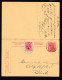 130/41 - Entier Double Casqué + TP Lion Héraldique DIEST 1930 Vers TIRLEMONT , Réponse THIENEN Vers DIEST - Cartes Postales 1909-1934