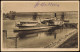 Ansichtskarte Mannheim Schiff Schaufelraddampfer Steamer Rheinbrücke 1924 - Mannheim