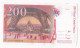200 Francs Eiffel 1996, Alphabet : G 015705290, Tres Beau Billet - 200 F 1995-1999 ''Eiffel''