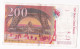 200 Francs Eiffel 1996, Alphabet : H 005189151, Tres Beau Billet - 200 F 1995-1999 ''Eiffel''