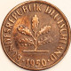 Germany Federal Republic - 2 Pfennig 1950 J, KM# 106 (#4511) - 2 Pfennig