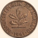 Germany Federal Republic - 2 Pfennig 1961 D, KM# 106 (#4512) - 2 Pfennig