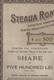 ETOILE ROUMAINE S.A. Pour L'industrie Du PETROLE  .  500 LEI  .  RESTE 2 COUPONS - Erdöl