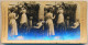 18 Photos Stéréoscopiques 7,6 X 8 Cm Collée Sur Carton Fort 17,7 X 8,8 Cm  La Cérémonie Du Mariage En 1900  R. Y. Young - Stereoscopic