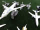 Delcampe - Ensemble De 8 Avions Miniatures En Métal A Remettre En état - Avions & Hélicoptères