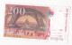 200 Francs Eiffel 1996, Alphabet : N 015832655, Tres Beau Billet - 200 F 1995-1999 ''Eiffel''
