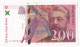 200 Francs Eiffel 1996, Alphabet : R 029639065, Tres Beau Billet - 200 F 1995-1999 ''Eiffel''