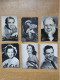 Filmsterren Movie Stars  Ciné  Echte Fotos 6x8 Cm   Belgian Chewing Gum  Carey, Hodkins, Howesn Cummings... - Other & Unclassified