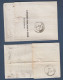 Lot De 2 Lettres Avec Type Sage  ( N° 69 Et 71 ) - 1876-1898 Sage (Type II)