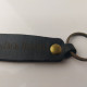 Delcampe - Jack Daniel's Whiskey Collectible Black Leather Key Ring Keychain #5560 - Schlüsselanhänger