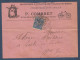 15c Sage Sur Enveloppe Illustrée COMBRET St Gaudens - Machines à Coudre Et Cycles - 1876-1898 Sage (Type II)