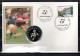 Italy 1986 Football Soccer World Cup Commemorative Numismatic Cover With Medal - 1990 – Italië