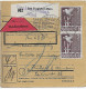 Paketkarte Nachnahme Frankfurt-Nied Nach Pullach, 1948, MeF - Storia Postale