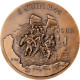France, Médaille, 40ème Anniversaire Du Débarquement, 1984, Bronze, Tschudin - Sonstige & Ohne Zuordnung