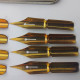 Delcampe - Vintage Dip Pen Nibs TASO 155 EF Feder 8 Pcs In Metal Box Calligraphy #5564 - Stylos