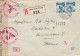 Lanz [Locarno] Monti Della Trinita 1944 > Amsterdam - Zensur OKW - Covers & Documents