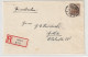 50 Pfg. Holstentor (Michel Nr. 462) Als EF Auf R-Brief - Other & Unclassified