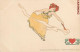 RAPHAEL KIRCHNER " DAME AUX COEURS " ILLUSTRATEUR ART NOUVEAU ILLUSTRATOR NÜRNBERG THEO STROEFER'S KUNSTVERLAG - Kirchner, Raphael