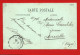 (RECTO / VERSO) MILLAU EN 1916 - N° 25 - CACHET TRI FERROVIAIRE - RESTES DU VIEUX PONT - CPA - Millau