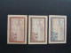 3 BILLETS DE BANQUE REGIE DES CHEMINS DE FER 1917 - Bonds & Basic Needs