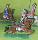 Delcampe - Antique Set Pewter Cavalry Soldiers, 10 Peices - Oud Speelgoed
