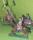 Delcampe - Antique Set Pewter Cavalry Soldiers, 10 Peices - Oud Speelgoed