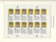 UNO WIEN 123-124, 2 Kleinbogen, Postfrisch **, Menschenrechte 1991 - Blocks & Kleinbögen
