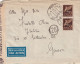 ITALIA.  BUSTA. 8 7 43. PM. N° 38.  AVIA AEREA GENOVA. VERICATO PER CENSURA 20 - Militaire Post (PM)