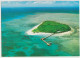 Australia QUEENSLAND QLD Aerial View GREEN ISLAND Peer PC0421 Postcard C1980s - Far North Queensland