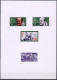 Germany 1997 Football Soccer, Sepp Herberger 100th Birthday Anniv. Set Of 4 Vignettes With Designs Of Unrealized Stamps - Europei Di Calcio (UEFA)