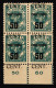 Memel 191 Postfrisch Als Viererblock Stark Gefaltet #IE321 - Memel (Klaipeda) 1923