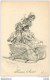ILLUSTRATEUR   WICHERA M.M.  VIENNE N°206  1908  FEMMES EN LUGE - Wichera