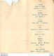 JOLI MENU CISELE MARIAGE 1908 GERMIGNY L'EVEQUE  FORMAT OUVERT 20 X 14 CM - Menus