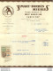 SIMART BARBES MEUBLES PARIS 63 BD BARBES FACTURE AVEC TIMBRES 1934 - 1900 – 1949
