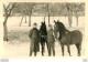 PHOTO SOLDATS DE LA WEHRMACHT WW2 ET CHEVAUX   10 X 7 CM - Guerre 1939-45