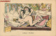 XAVIER SAGER " LE MASSAGE " EROTISME EROTICISM ART DECO ILLUSTRATEUR ART NOUVEAU DECO ILLUSTRATOR - Sager, Xavier