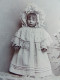 Photo Cdv H. Schricker, Bienne - Jeune Enfant Avec Charlotte Sur La Tête, Circa 1900 L436A - Anciennes (Av. 1900)