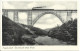 ältere Postkarte Müngstener Brücke - Deutschlands Höchste Brücke (mit Dampfzug) - Kunstwerken