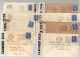 600/600 - GRAN BRETAGNA 1941 - 1945, WWII 16 Lettere Viaggiate Per Gli USA Con Censura Militare - Briefe U. Dokumente